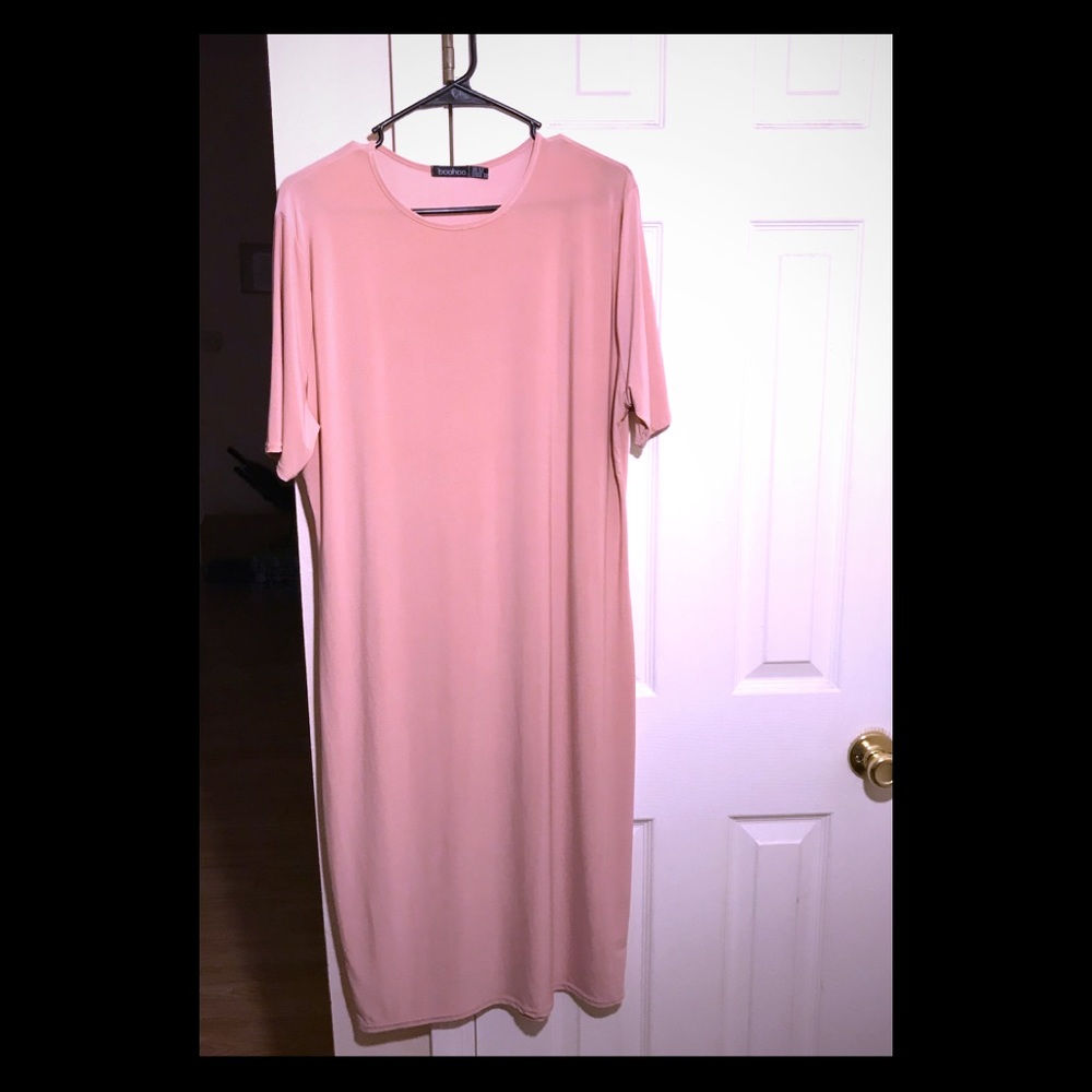Pink T-Shirt Dress